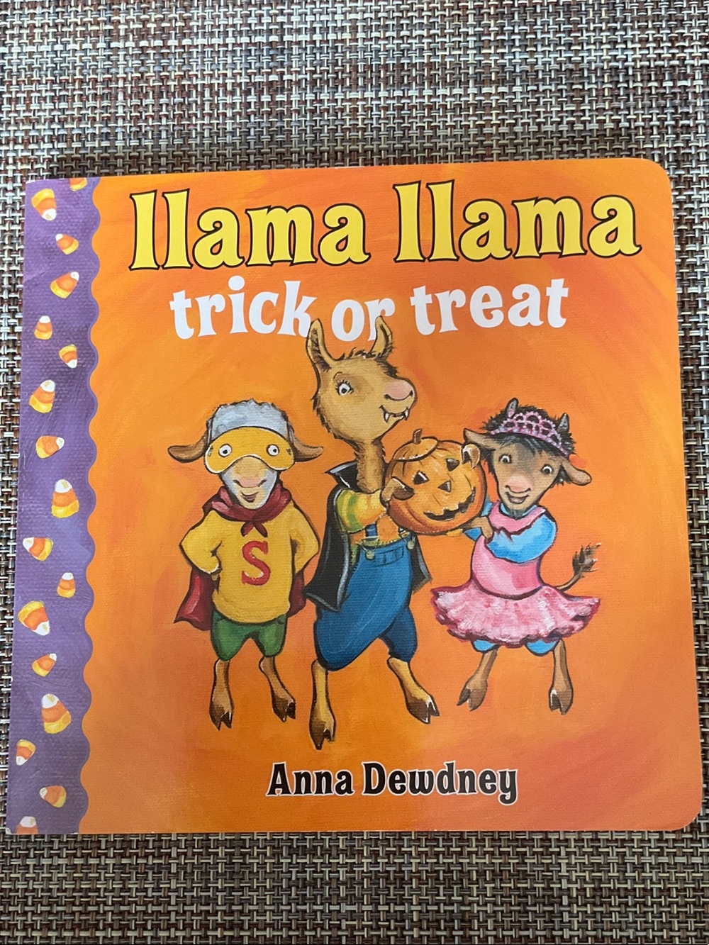 2 Board books,  Llama Llama Trick or Treat, 10 Fat Turkeys